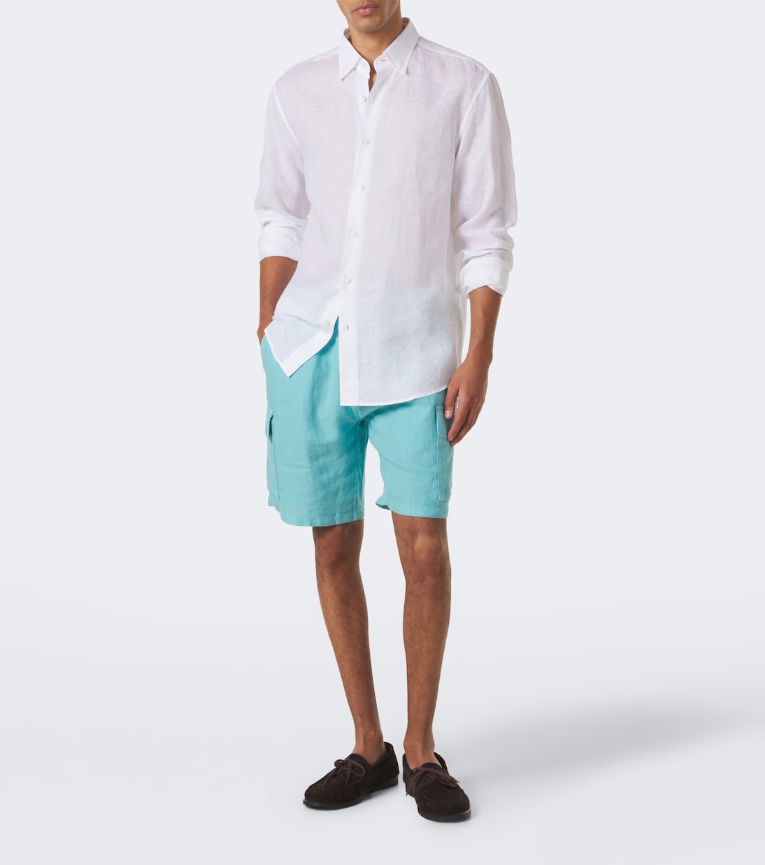 Vilebrequin - Baie linen Bermuda shorts