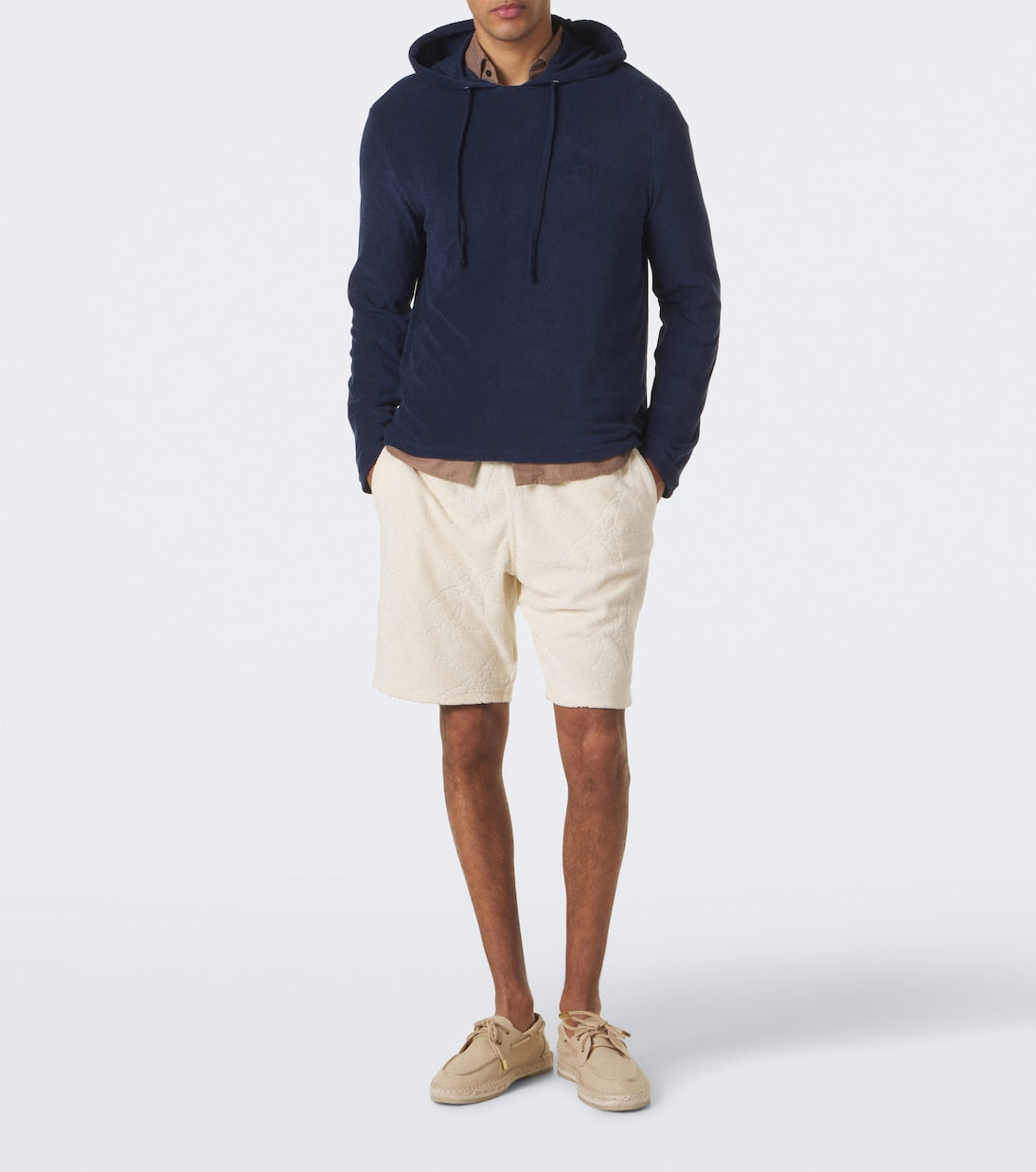 Vilebrequin - Bolide jacquard cotton-blend terry shorts