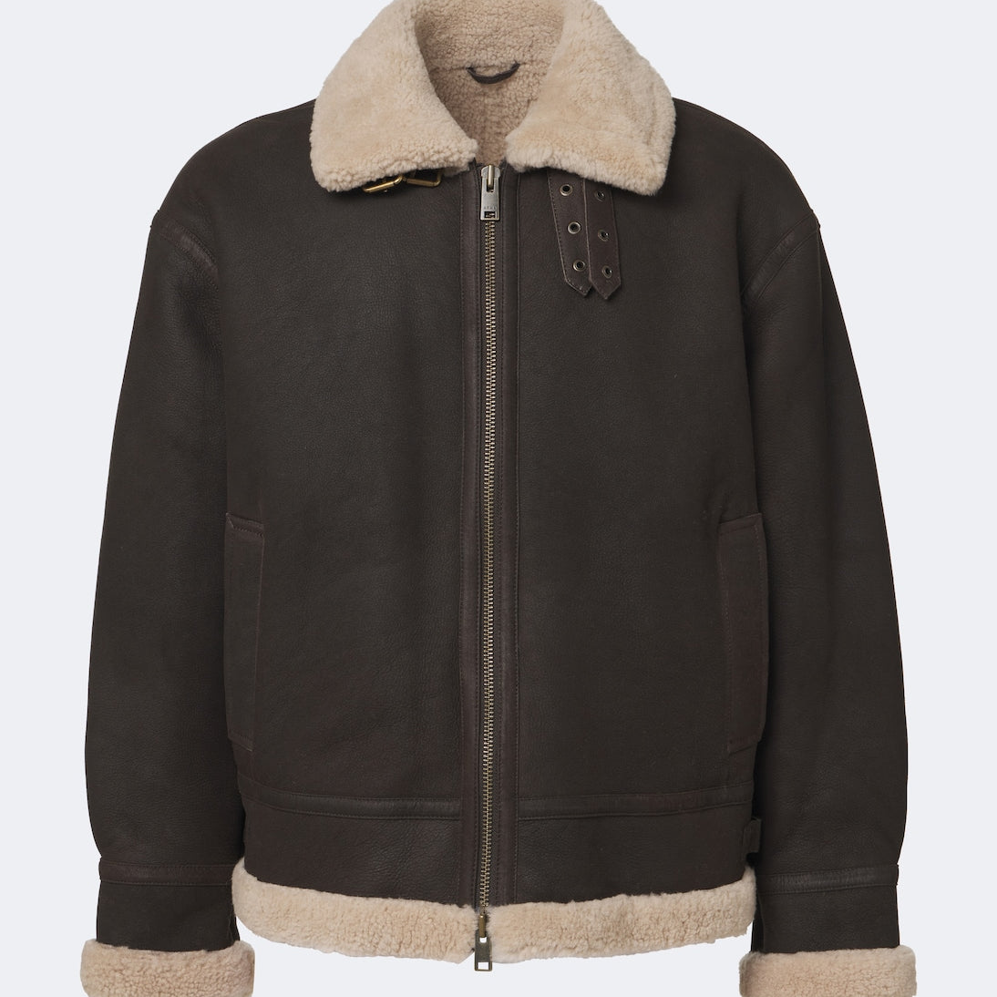 Arma - Sano shearling-lined leather jacket
