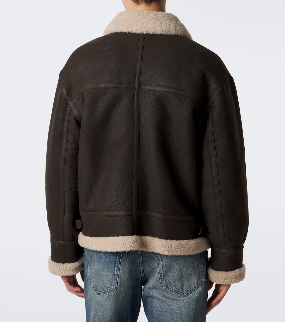 Arma - Sano shearling-lined leather jacket