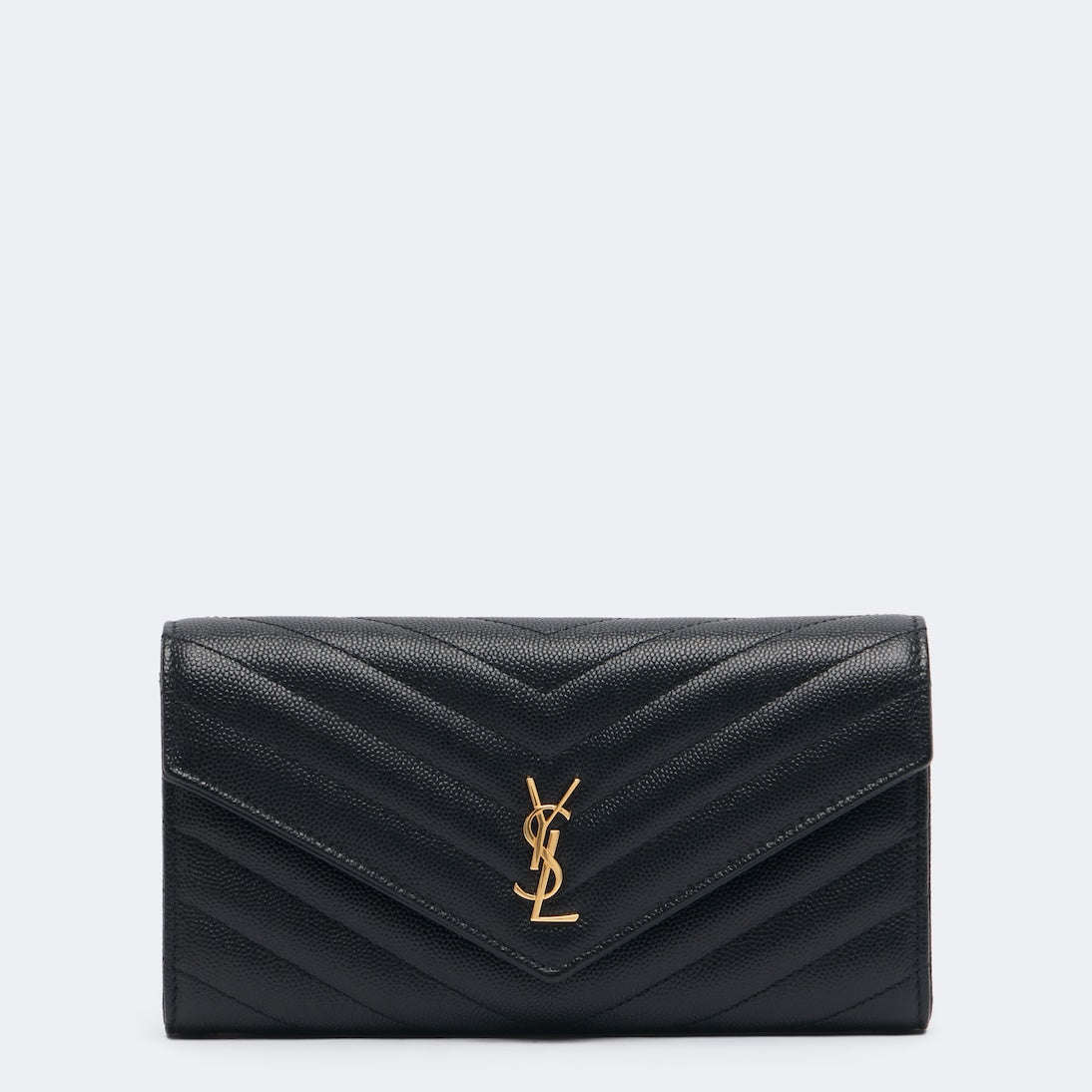 Saint Laurent - Cassandre Large matelassé leather wallet