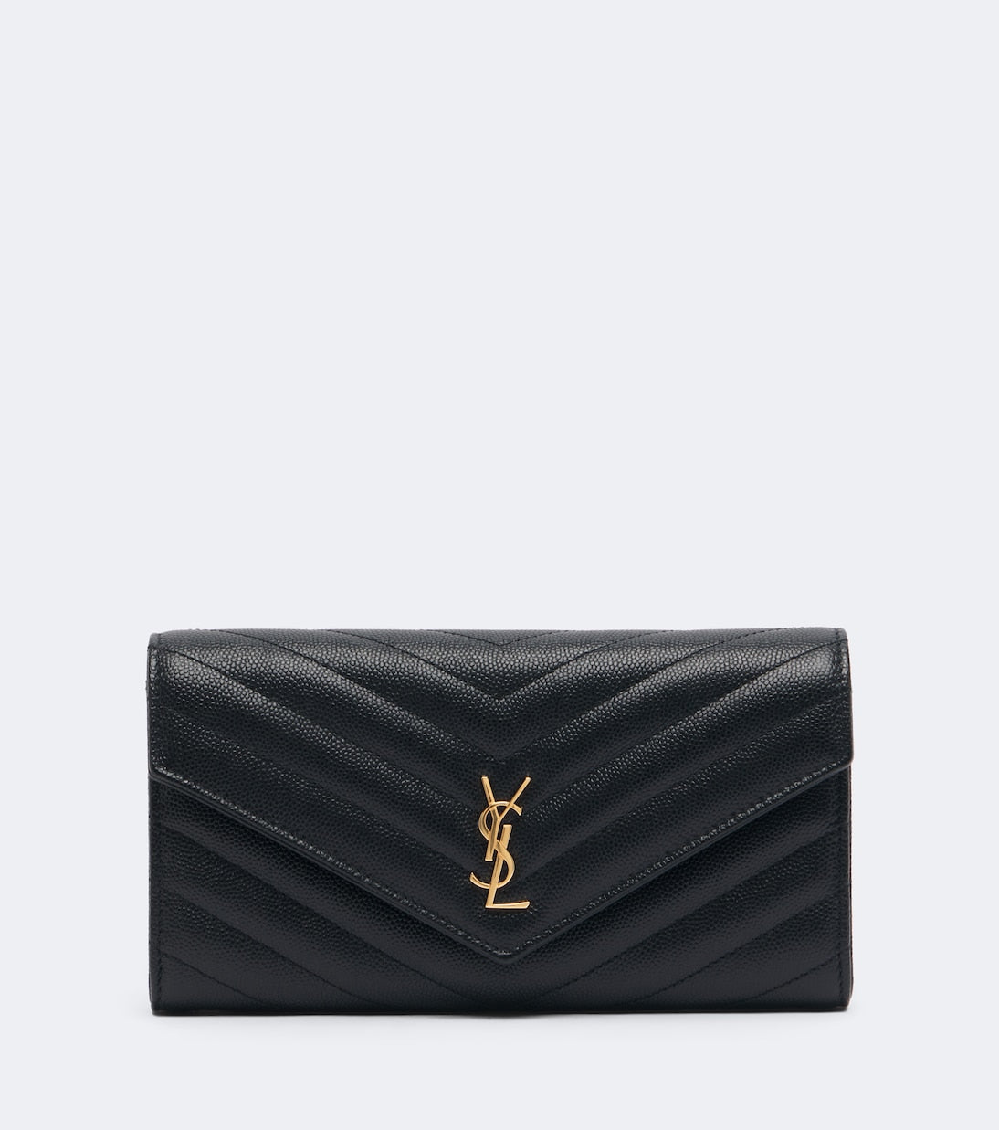 Saint Laurent - Cassandre Large matelassé leather wallet