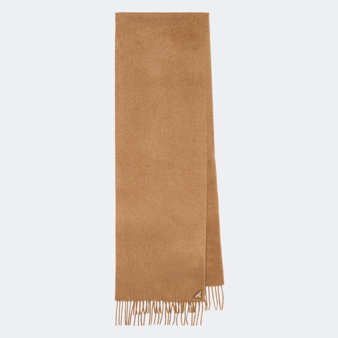 Prada - Fringed silk and cashmere scarf