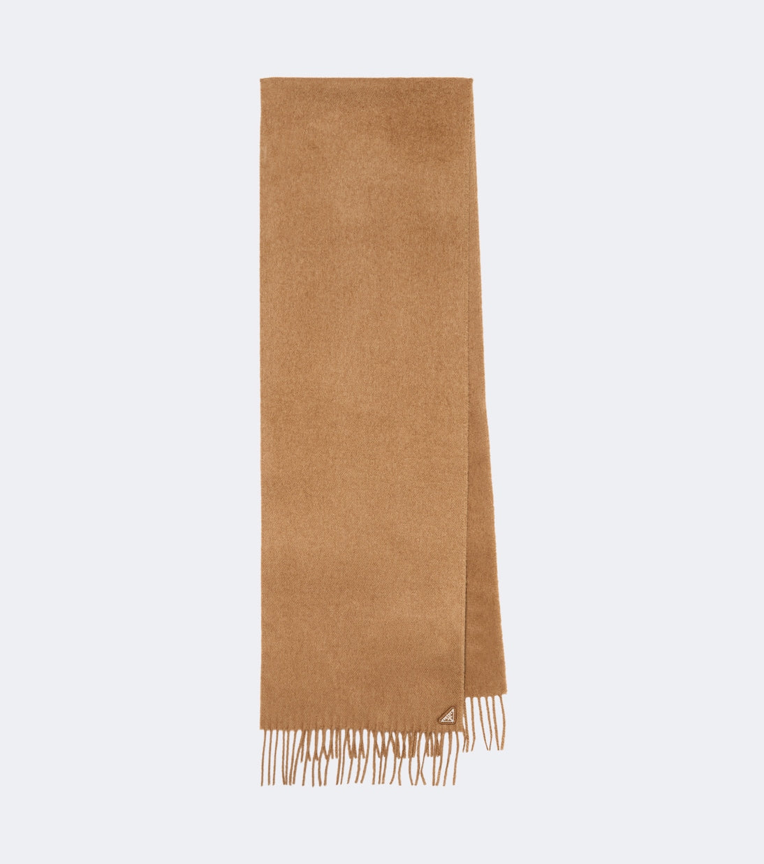 Prada - Fringed silk and cashmere scarf