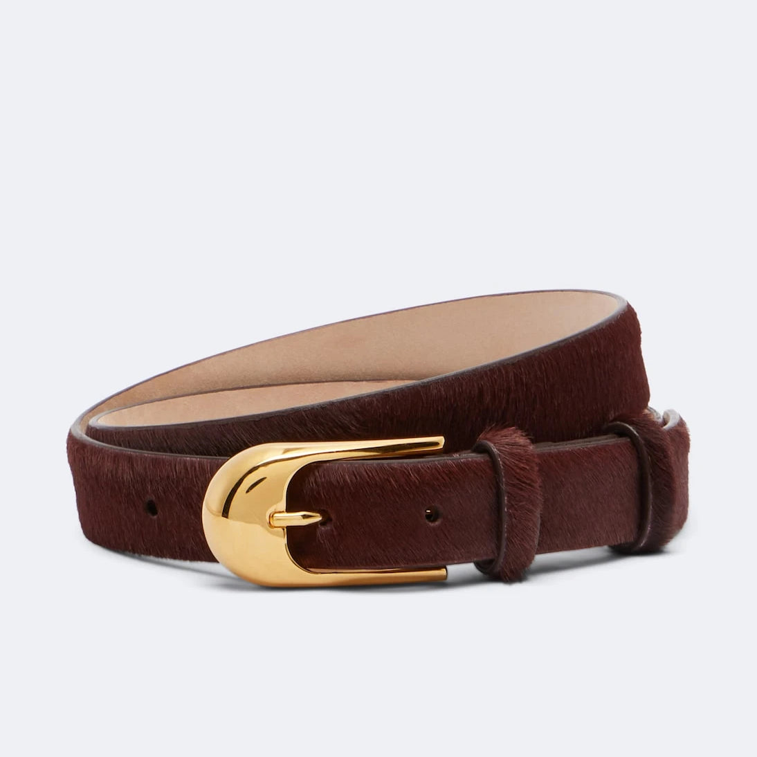 Khaite - Dome calf hair belt