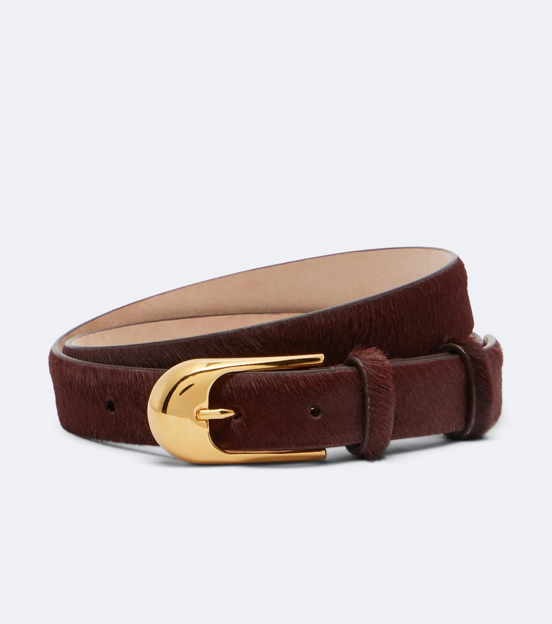 Khaite - Dome calf hair belt