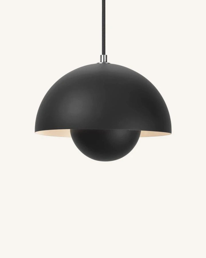 & Tradition - Flowerpot VP1 Pendant Light, design by Verner Panton, 1968 | Black