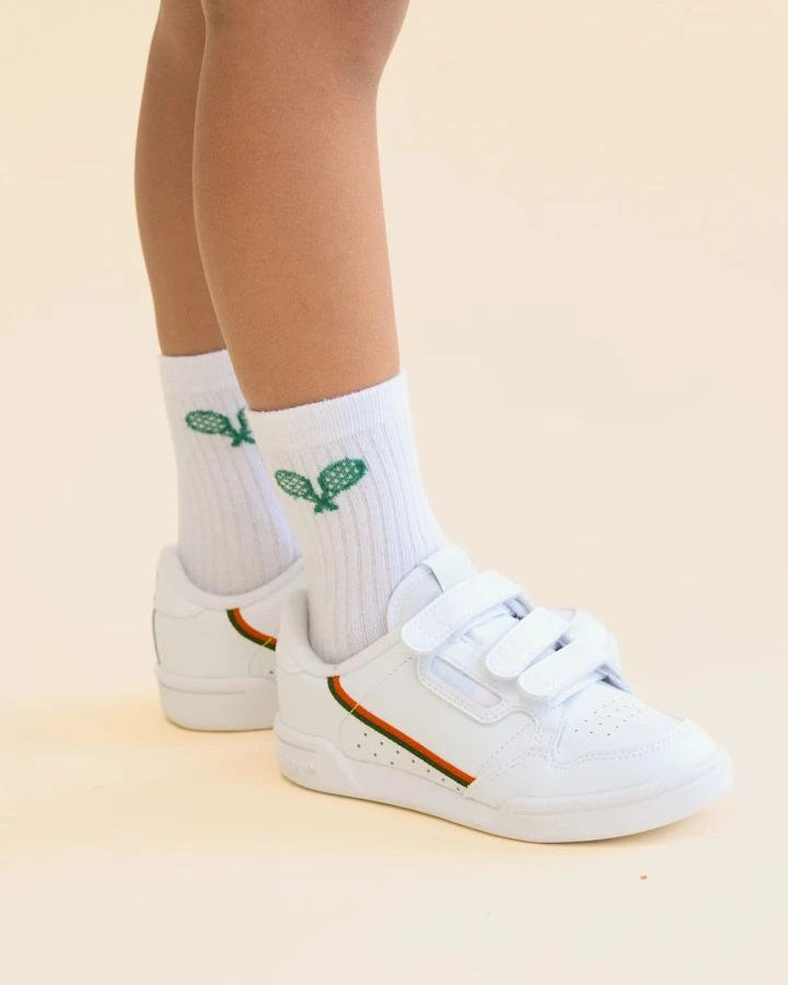 Flöss - Lot of 2 Pairs of Vitus Tennis Socks | White