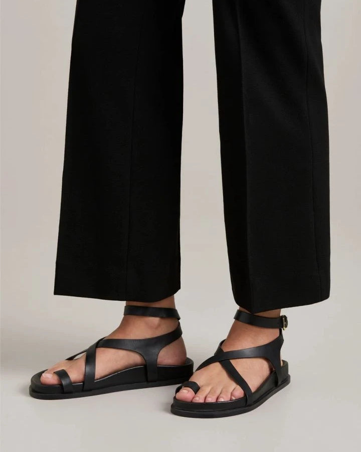 A. Emery - Jalen Slim Sandals | Black