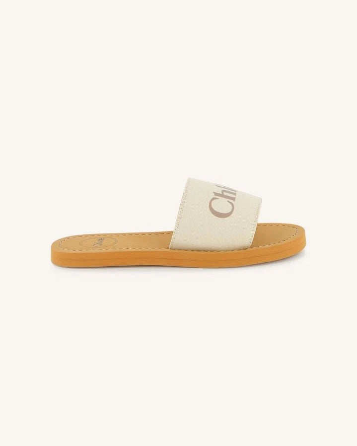 Chloé - Logo sandals | White