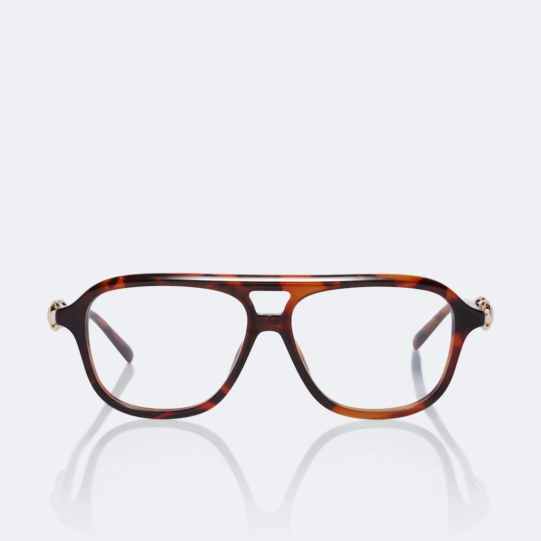 Gucci - Horsebit navigator glasses