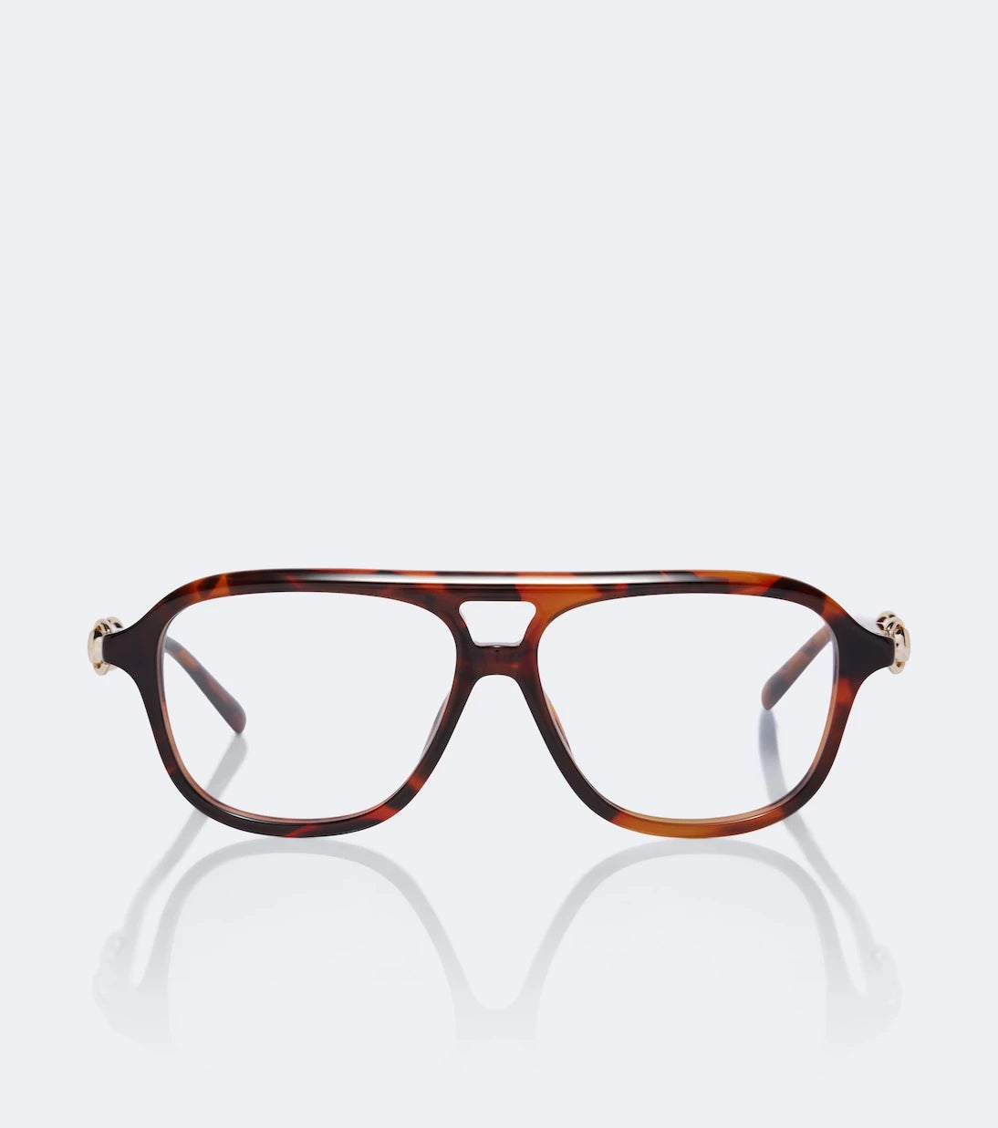 Gucci - Horsebit navigator glasses