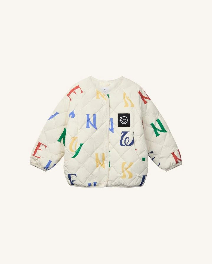 Wynken - Annka Down Quilted Jacket | Ecru