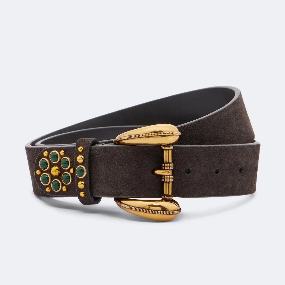Etro - Embellished suede belt