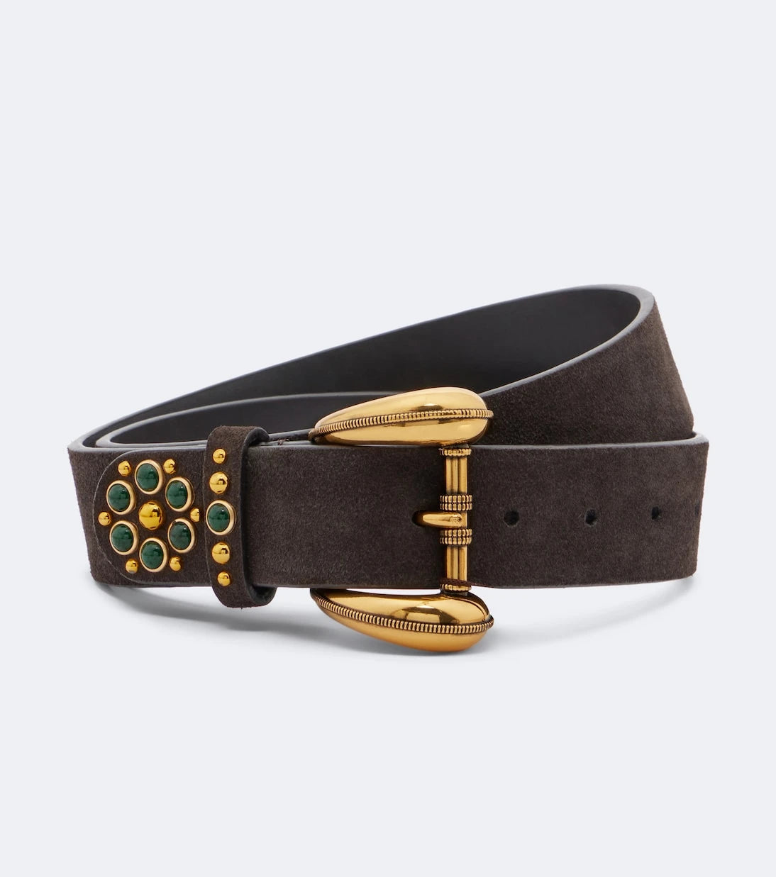 Etro - Embellished suede belt