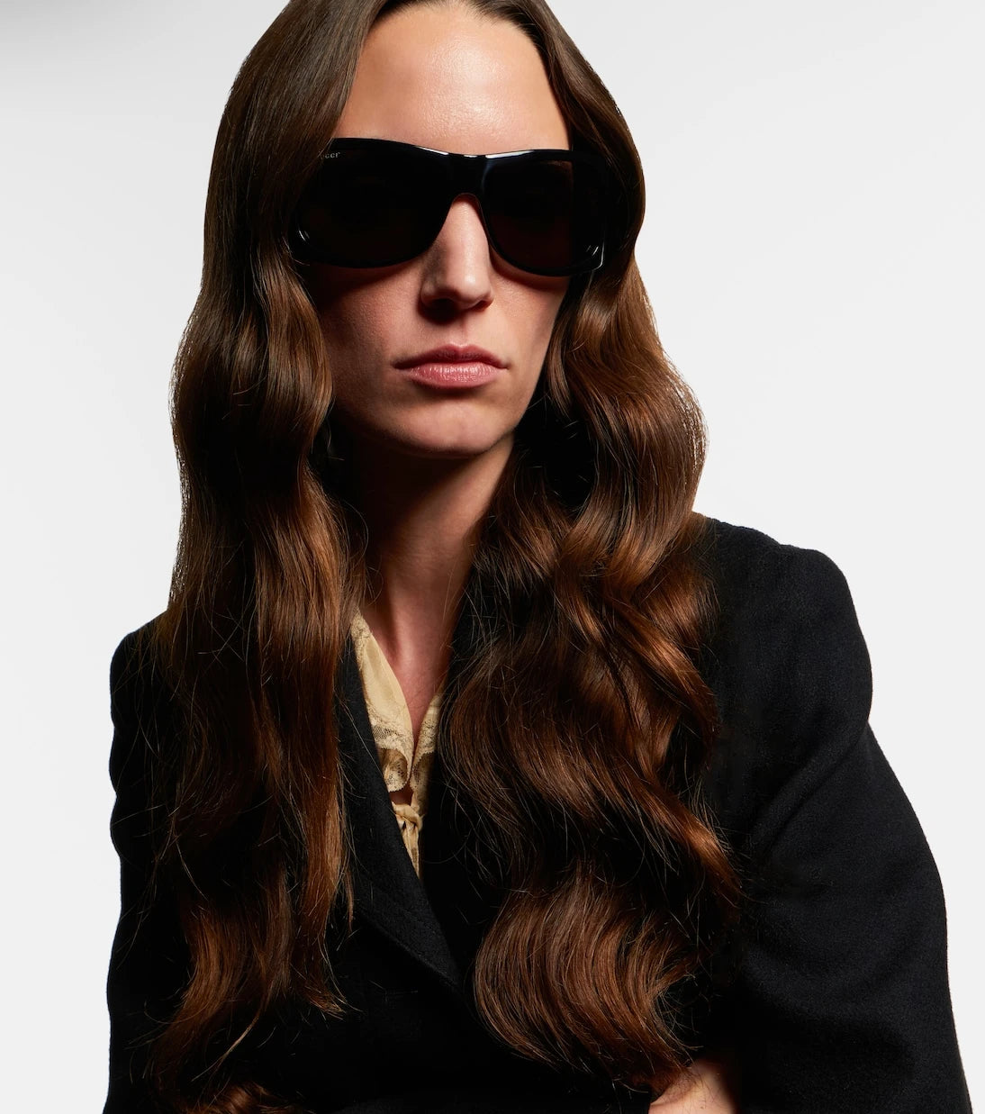 Gucci - Double G square sunglasses