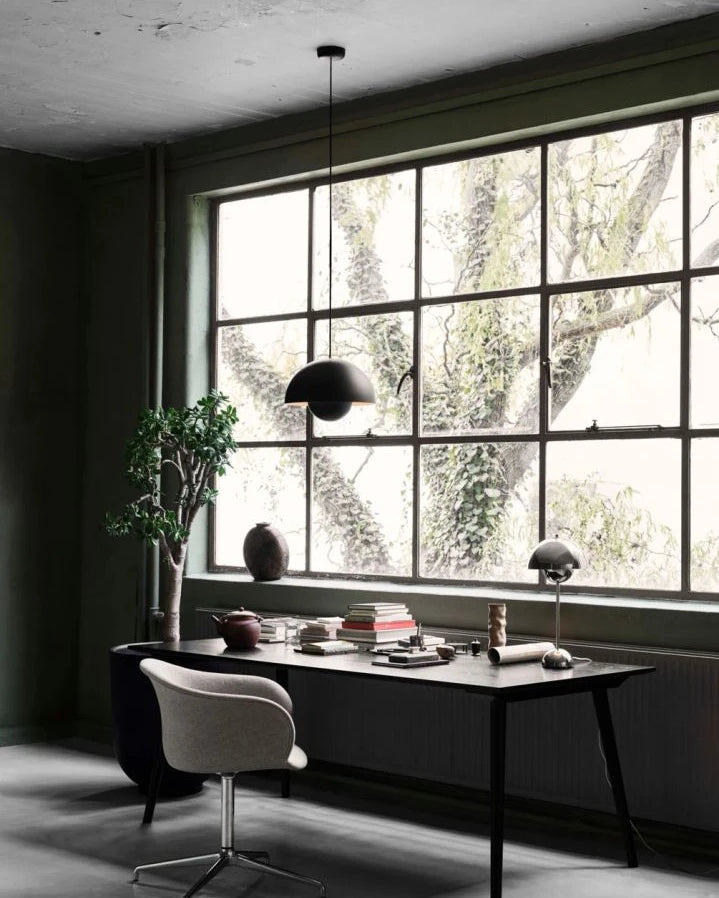 & Tradition - Flowerpot Pendant Lamp VP7 - Vener Panton | Black