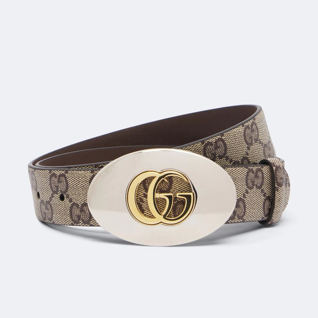 Gucci - Double G GG canvas belt