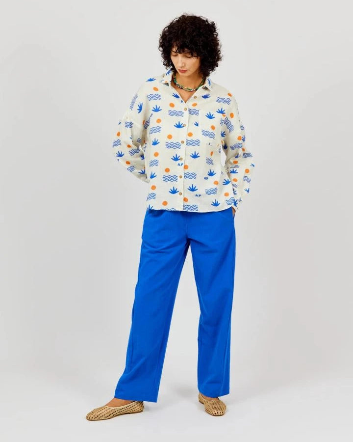 a.p - Cotton pants | Blue