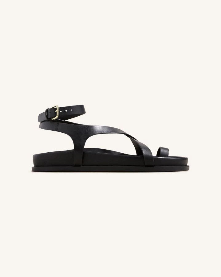 A. Emery - Jalen Slim Sandals | Black