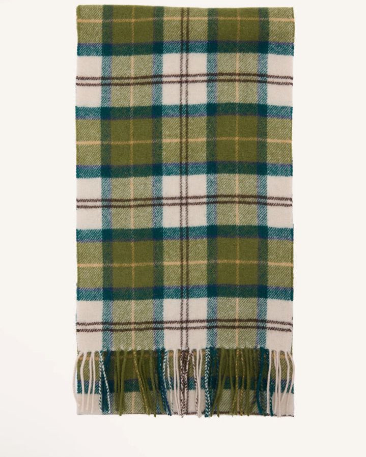 Barbour - Wool Tartan Scarf | Heather Green