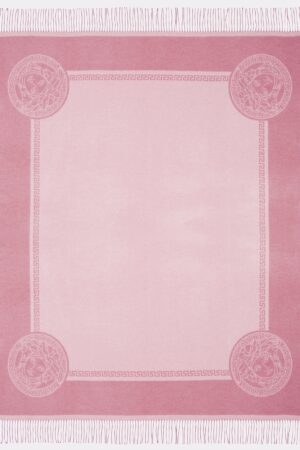 Versace Home-Barocco jacquard silk and cashmere blanket