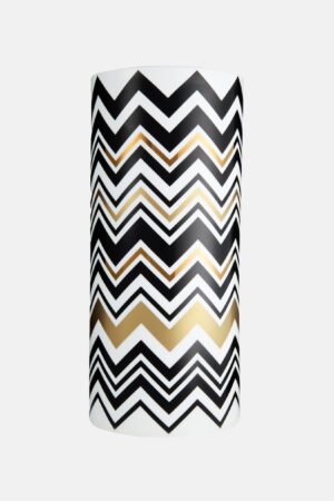 Missoni-Zigzag Gold Tall vase