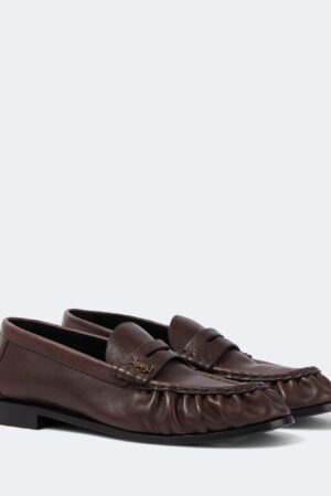 Saint Laurent-Le Loafer Supple leather penny loafers