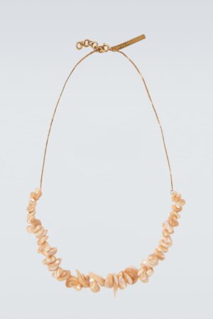 Dries Van Noten-Embellished chain necklace