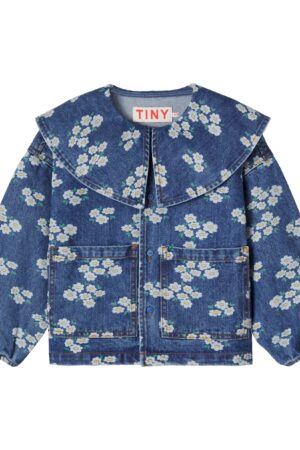Tinycottons-Blossoms floral denim jacket