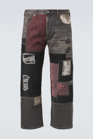 Junya Watanabe-x Levi's® patchwork wide-leg jeans