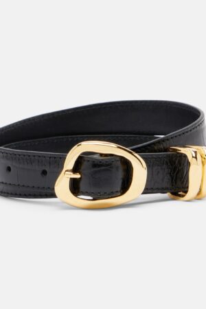 Amanu-Tugela croc-effect leather belt