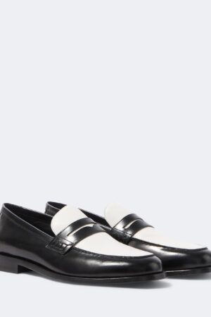 Manolo Blahnik-Perry leather penny loafers