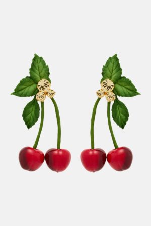 Jennifer Behr-Maraschino embellished drop earrings