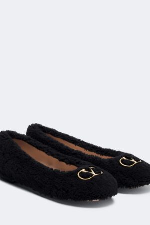 Valentino Garavani-VLogo teddy ballet flats