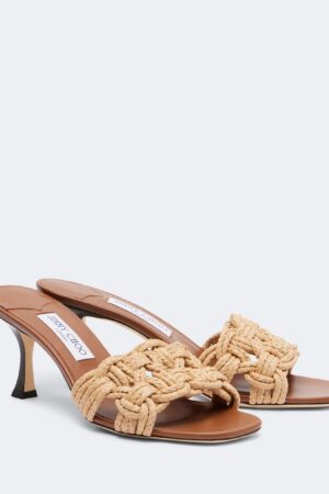 Jimmy Choo-Chara raffia mules