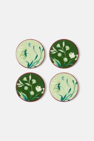 Ginori 1735-Oggetti set of 4 porcelain coasters