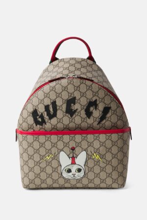 Gucci Kids-GG canvas printed backpack