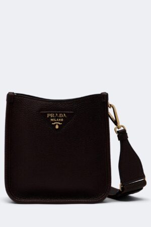 Prada-Mini leather shoulder bag