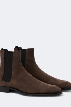 Saint Laurent-Aurelien suede Chelsea boots