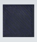 Brunello Cucinelli-Regimental striped silk pocket square