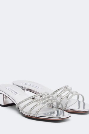 Aquazzura-Sensation embellished leather sandals