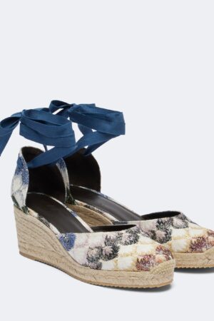 Missoni-Eva lamé espadrille wedges