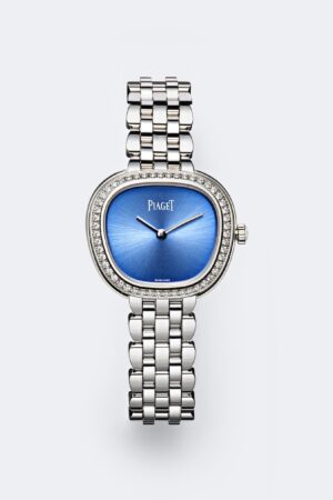 Piaget-Sixtie embellished stainless steel watch